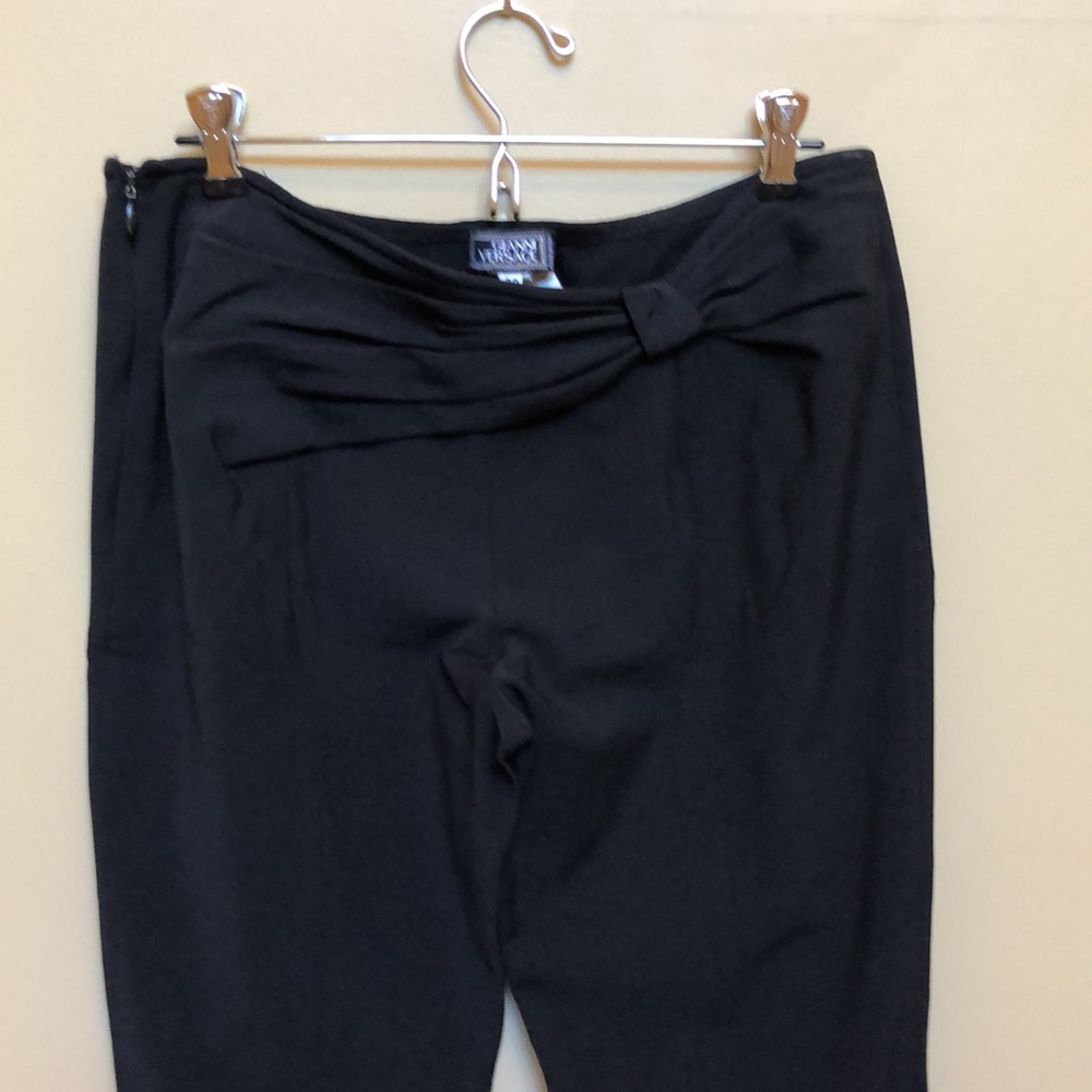 Vintage Gianni Versace Couture Sz 38 Black Pants